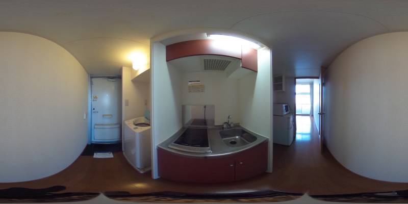 パノラマ画像キッチン