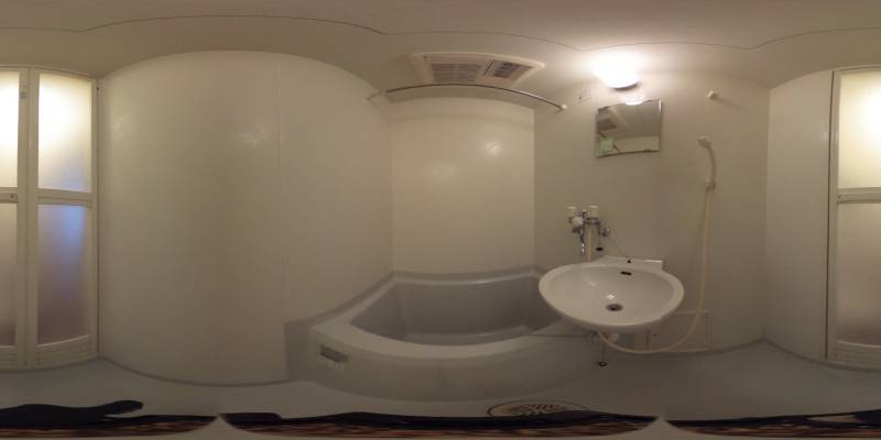 パノラマ画像バスルーム