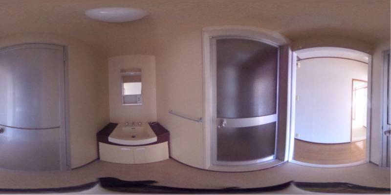 パノラマ画像洗面所
