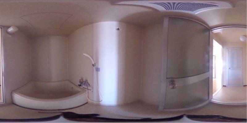 パノラマ画像バスルーム