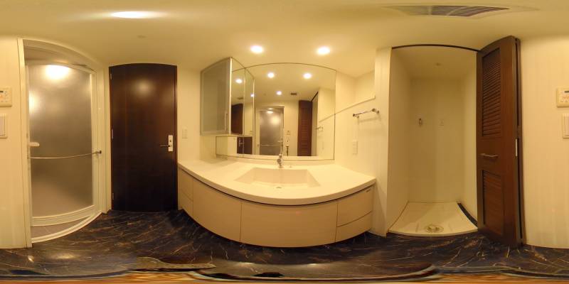 パノラマ画像洗面所