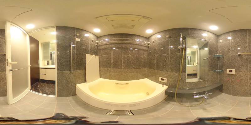 パノラマ画像バスルーム