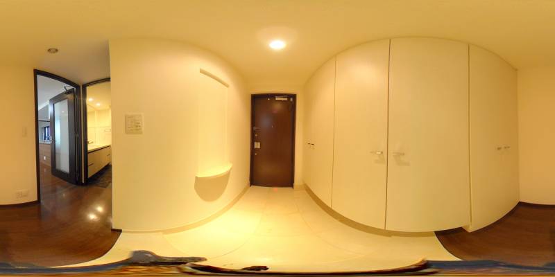 パノラマ画像玄関