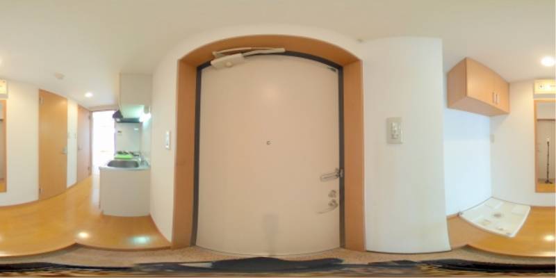 パノラマ画像玄関