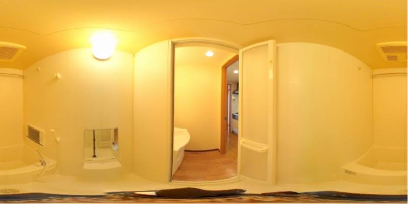 パノラマ画像バスルーム