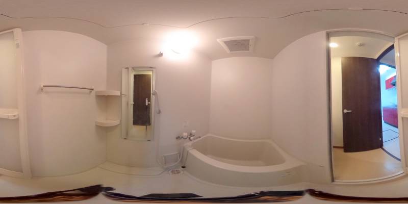 パノラマ画像バスルーム