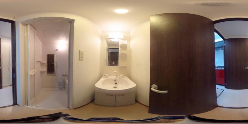 パノラマ画像洗面所