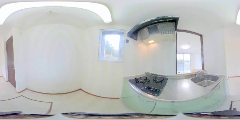 パノラマ画像キッチン