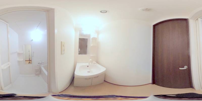 パノラマ画像バスルーム