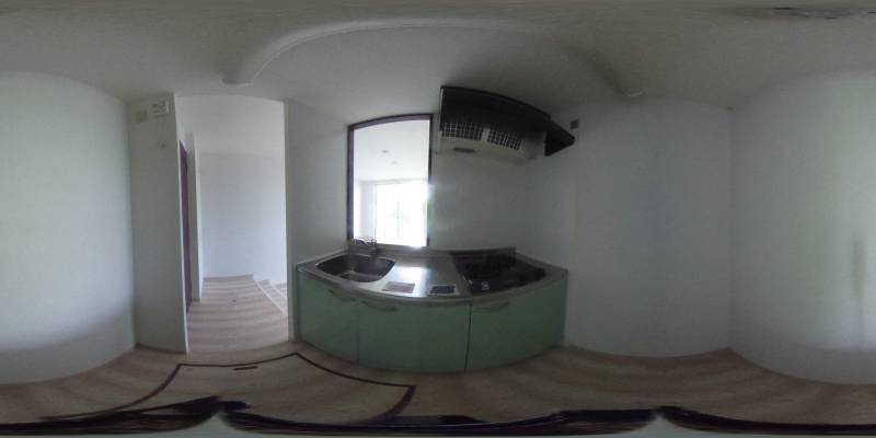 パノラマ画像キッチン