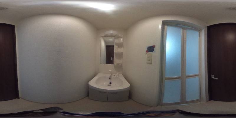 パノラマ画像洗面所
