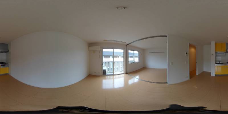 パノラマ画像リビング