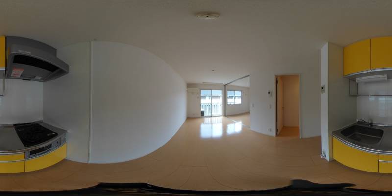 パノラマ画像キッチン