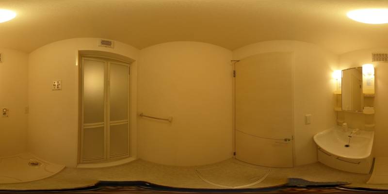 パノラマ画像洗面所