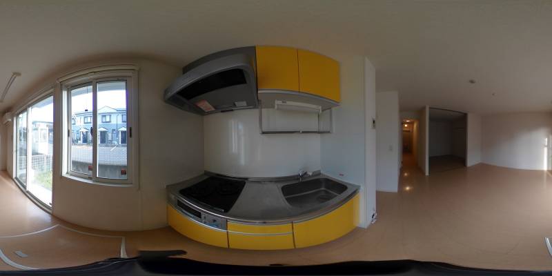 パノラマ画像キッチン