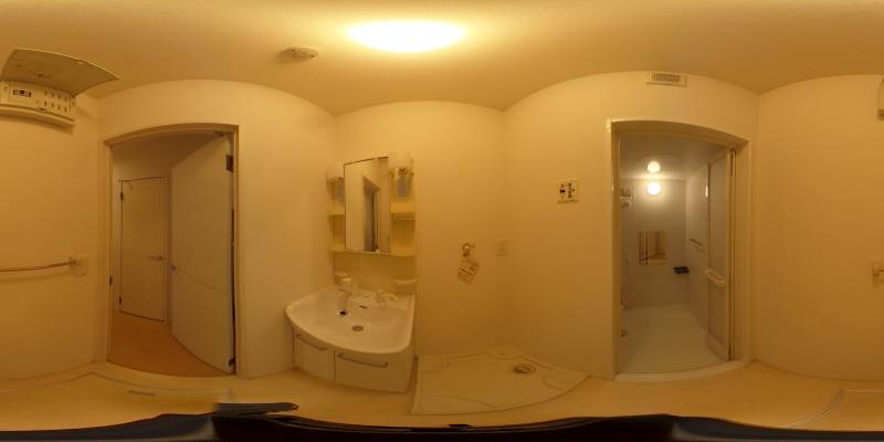 パノラマ画像洗面所