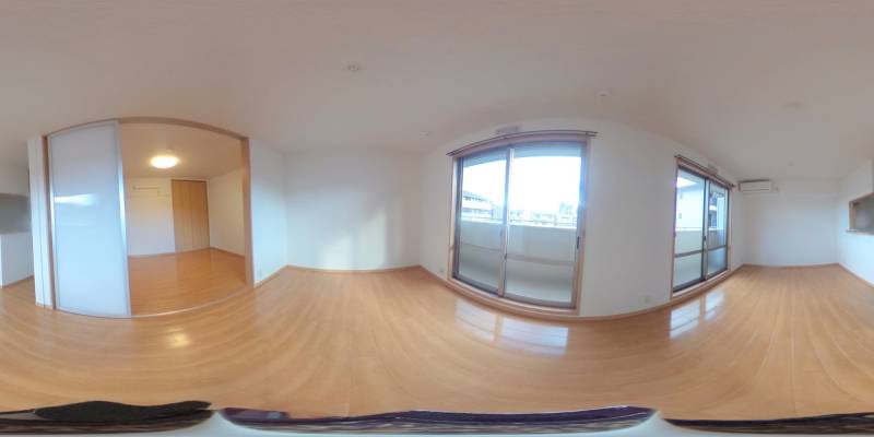 パノラマ画像リビング