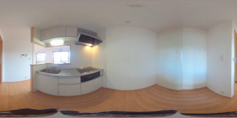 パノラマ画像キッチン