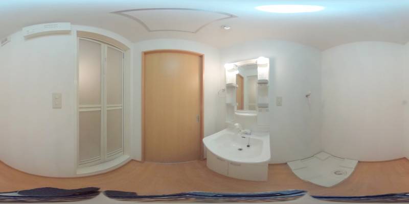 パノラマ画像洗面所