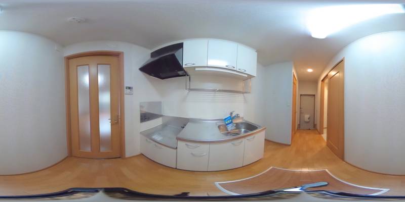 パノラマ画像キッチン