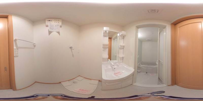 パノラマ画像洗面所