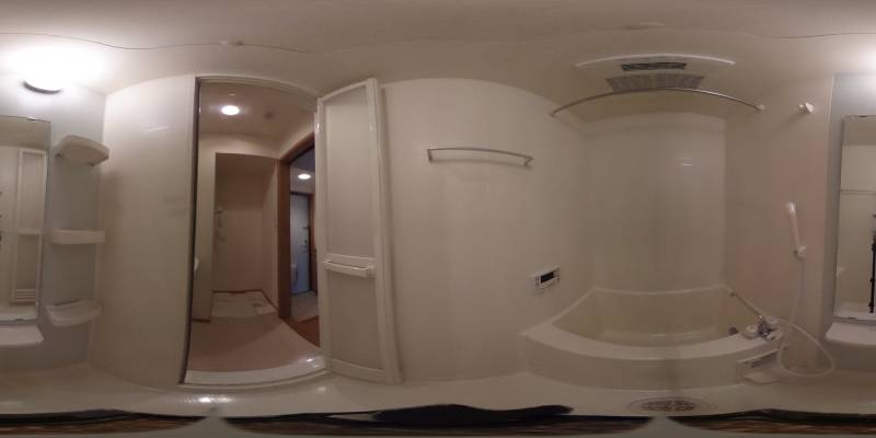 パノラマ画像バスルーム