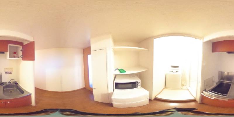 パノラマ画像キッチン