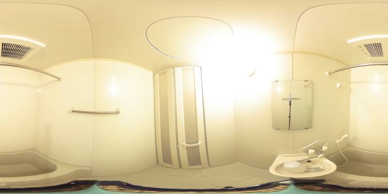 パノラマ画像バスルーム