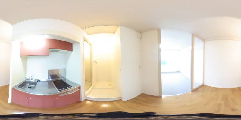 パノラマ画像キッチン