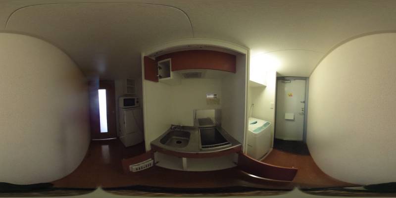 パノラマ画像キッチン