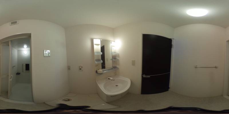 パノラマ画像洗面所