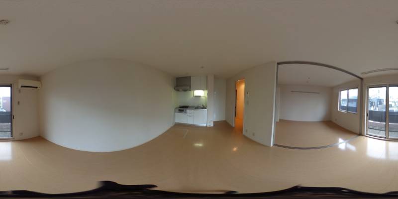 パノラマ画像リビング