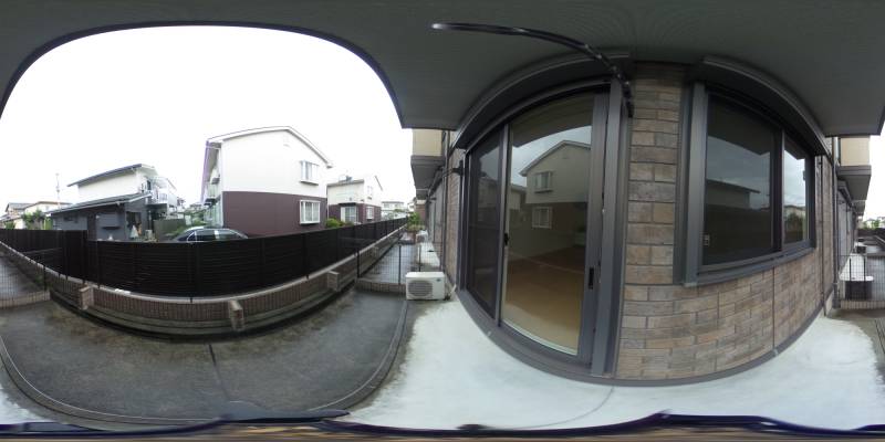 パノラマ画像バルコニー
