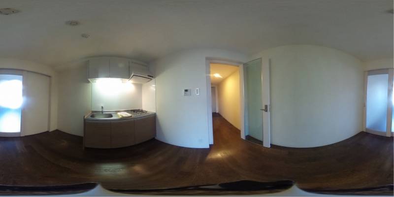 パノラマ画像キッチン