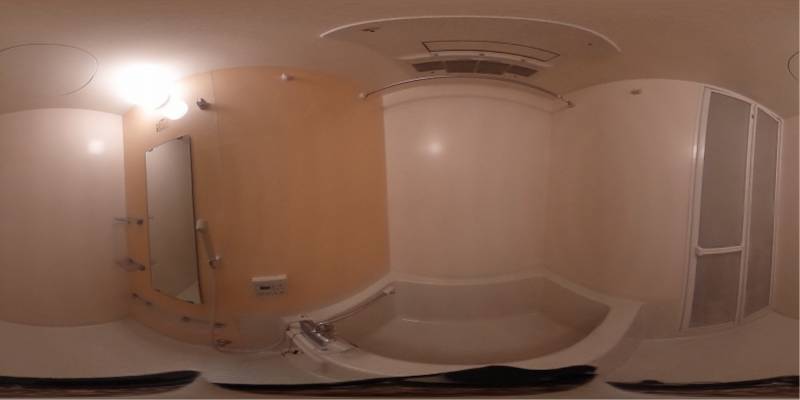 パノラマ画像バスルーム