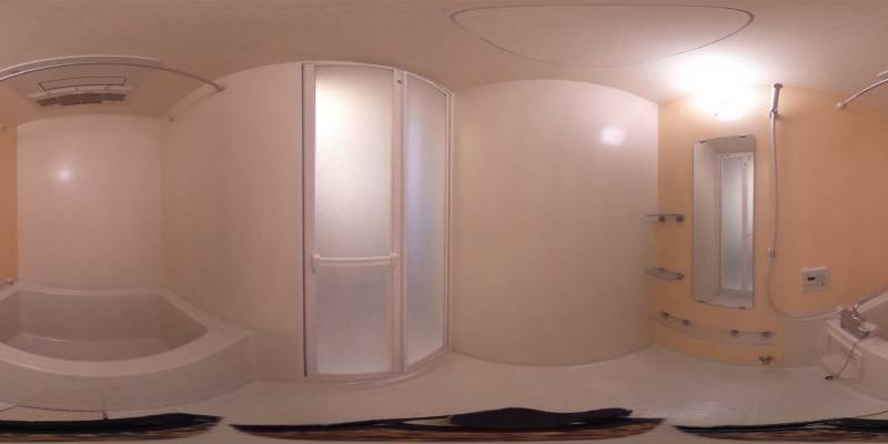 パノラマ画像バスルーム