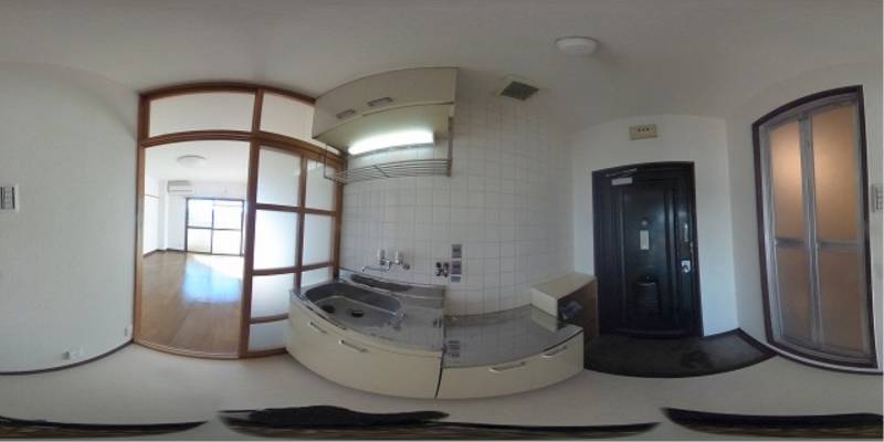 パノラマ画像キッチン