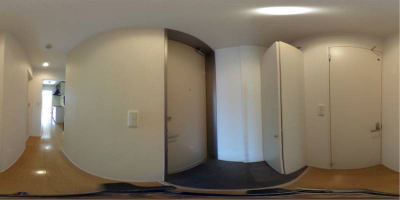 パノラマ画像玄関