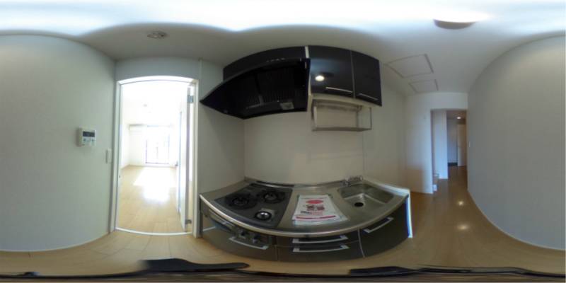 パノラマ画像キッチン