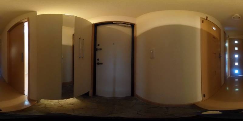 パノラマ画像玄関