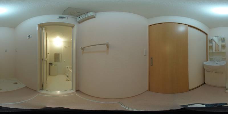 パノラマ画像洗面所