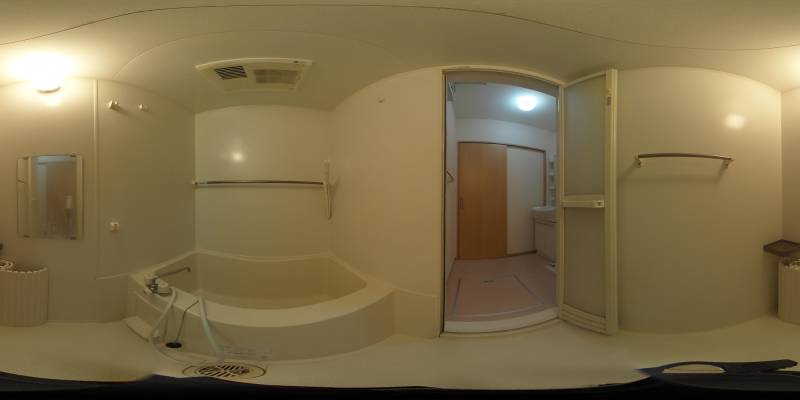 パノラマ画像バスルーム
