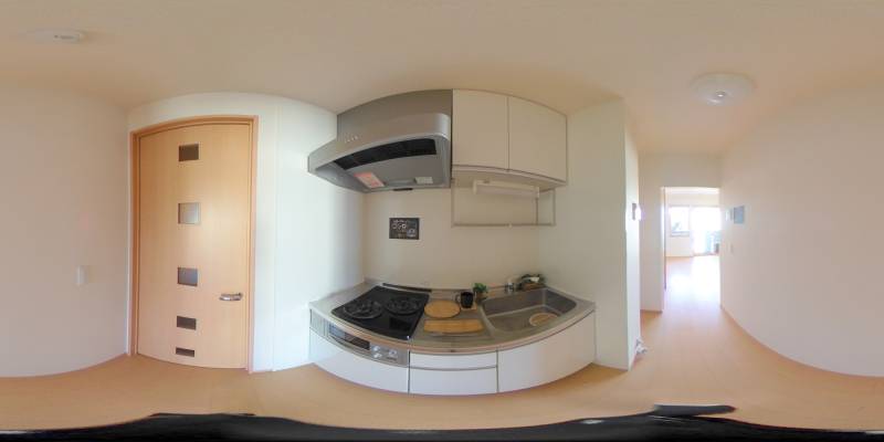 パノラマ画像キッチン