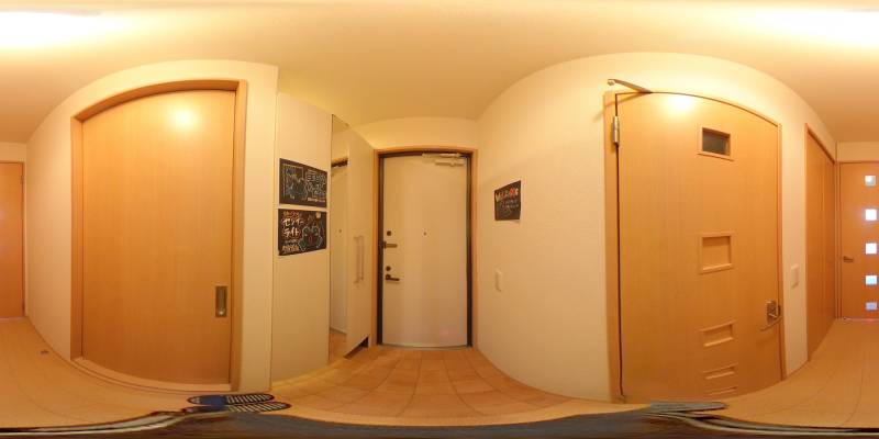 パノラマ画像玄関