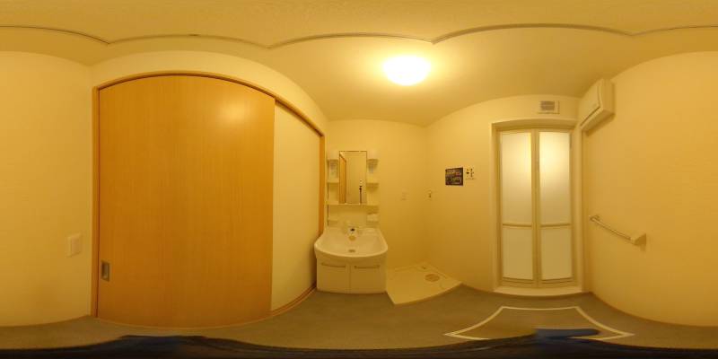 パノラマ画像洗面所