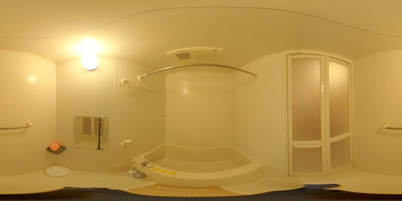 パノラマ画像バスルーム