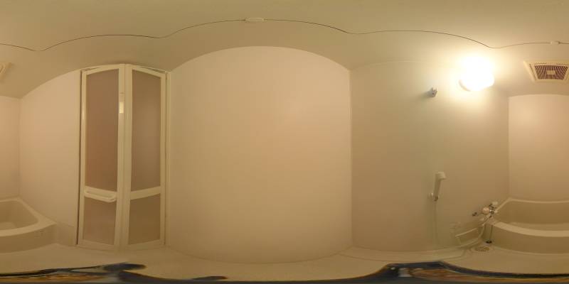 パノラマ画像バスルーム