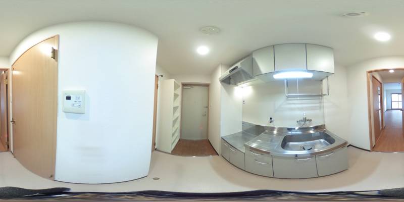 パノラマ画像キッチン