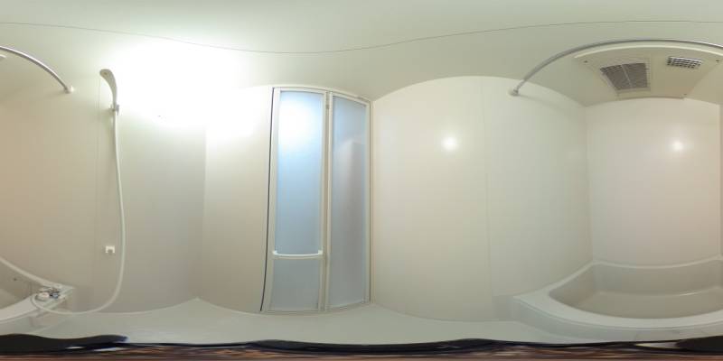 パノラマ画像バスルーム