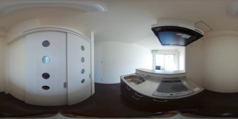 パノラマ画像キッチン